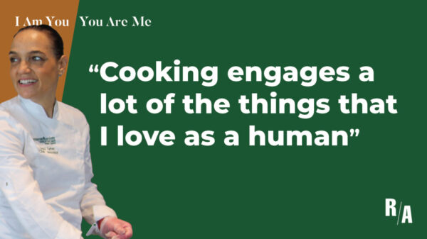 "Cooking Engages a lot of the things that i love as a human"