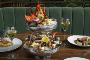 Chilled Seafood Tower Table Shot_